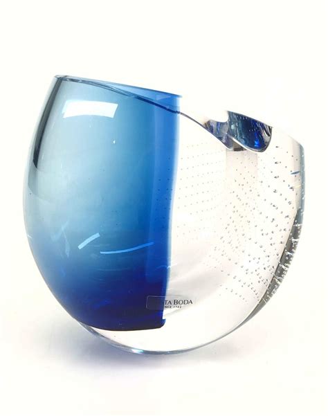 Kosta Boda Sweden Cobalt Blue Art Glass Bowl Barnebys