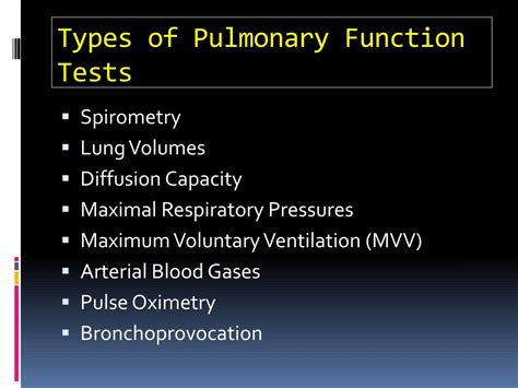 Ppt Pulmonary Function Testing Powerpoint Presentation Free Download