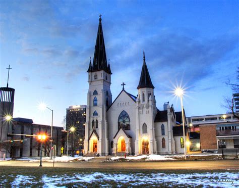 The rosary will begin at 10am, followed by the funeral mass at 10:30am. St Marys Catholic Church- Lincoln Nebraska Photograph by ...