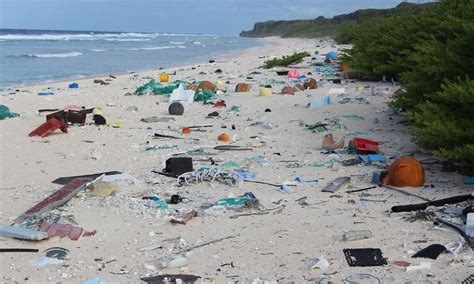 Plastic Pollution Millions Of Pieces Litter Beach On