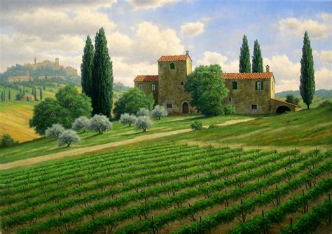 Toskana Tuscany Landscape Pictures To Paint Landscape