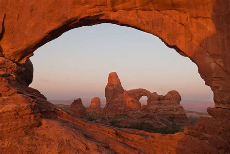 Turret Arch And North Window Arches National Park Utah Photograph