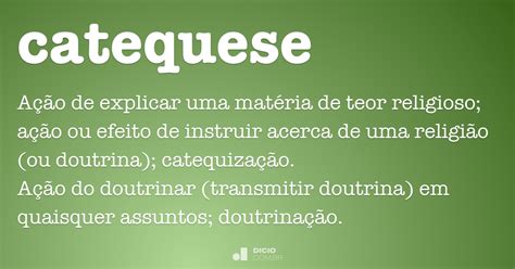 O Que Significa Catequese Edulearn