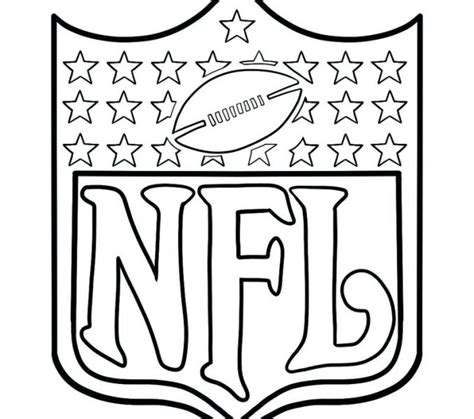 Nfl Logo Coloring Pages Printable At Getdrawings Free Download