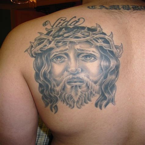Awesome jesus portait tattoo design. Jesus Tattoos Designs, Ideas and Meaning | Tattoos For You