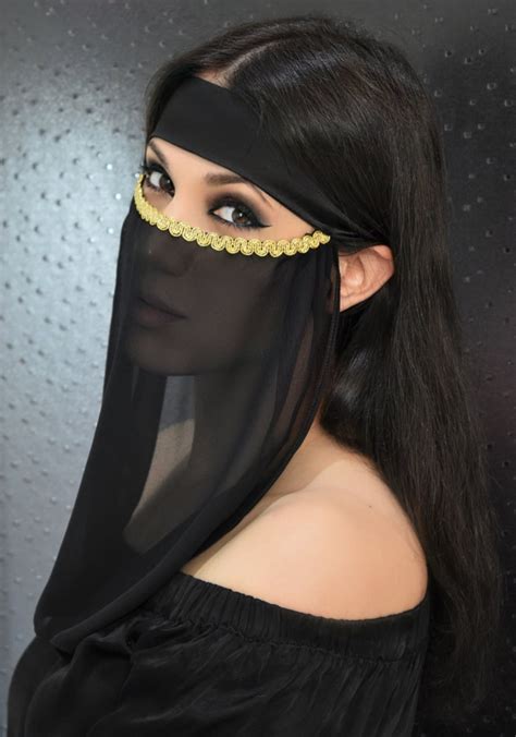 Sexy Full Face Mask Sheer Face Veilbelly Dancer Maskchiffon Etsy