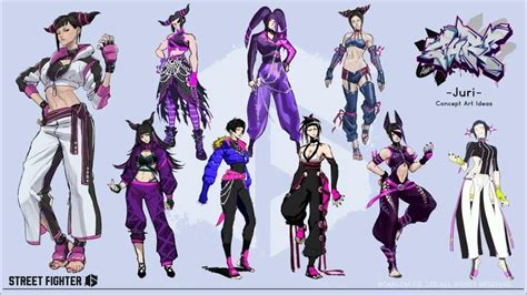 New Costume Outfit Ideas For Juri In Street Fighter 6 Youtube