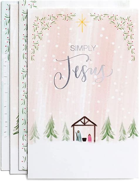 Dayspring Simply Jesus 60 Bulk Christmas Boxed Cards J4794 Multi