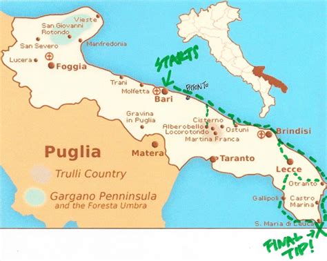 Santa Maria Di Leuca Puglia The Final Point Of Italy Puglia Map Of