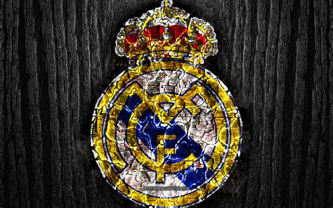 Real Madrid Logo Black Background Real Madrid Logo Wallpaper Hd