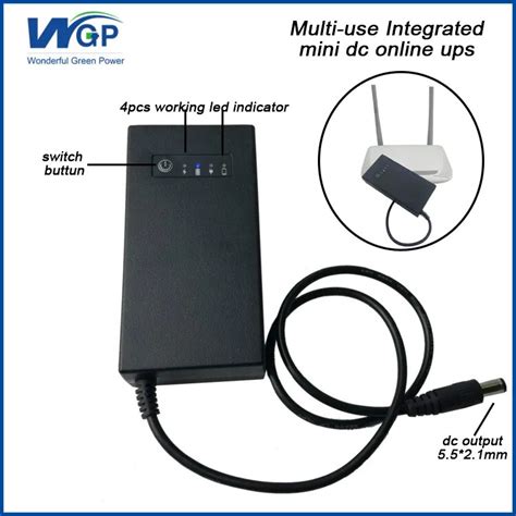 Portable 12v 1a Mini Ups For Wifi Router Ip Camera Ups With 12v 12w