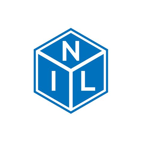 Nil Letter Logo Design On Black Background Nil Creative Initials