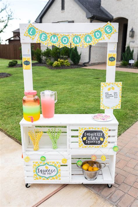 diy lemonade stand kit modernmomlife