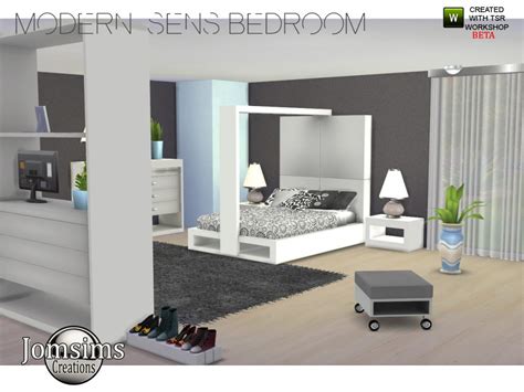 Modern Sens Bedroom The Sims 4 Catalog