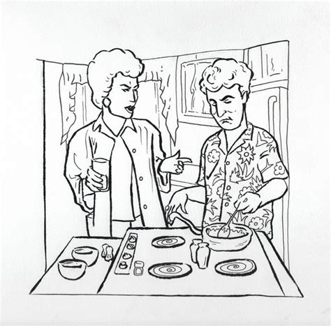 Besides you can color in the drawings of princess online. Shade the Pines, Ma with 'The Golden Girls' Coloring Book | Out Magazine