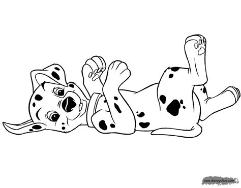 101 dalmations disney coloring pages prints crafty bookmarks cartoon bookmarks for books 101 dalmatians. 101 Dalmatians Coloring Pages (5) | Disneyclips.com