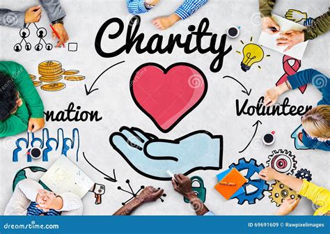 Charity Donate Welfare Generosity Charitable Giving Concept Stock