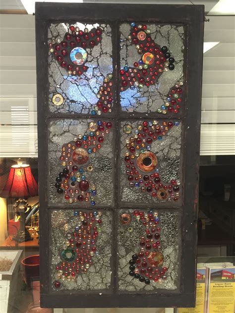 Joan S Window Glass Gems And Crash Glass On Old Window Glass Works By Kelly Mosiac Mosaic