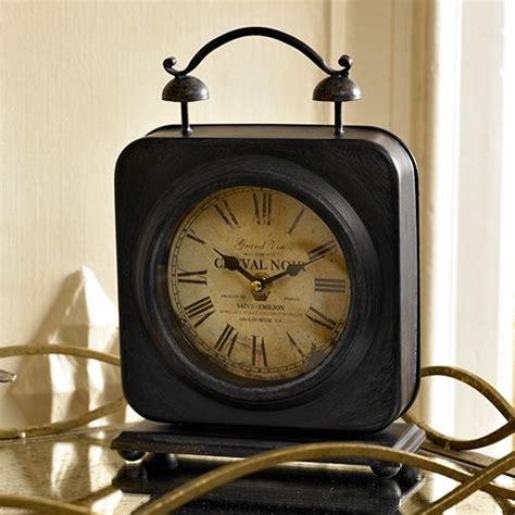 Black French Style Mantel Clock Melody Maison Mantel Clock French