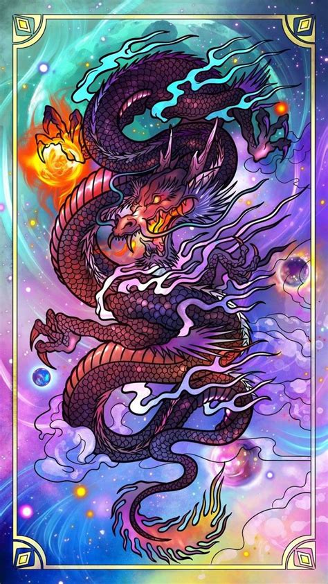 Pin On Projects To Try In 2020 Colorful Art Japanese Artwork Dragon Art