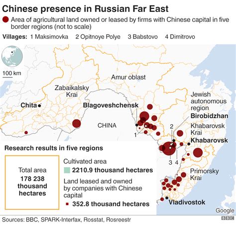 Why Chinese Farmers Have Crossed Border Into Russias Far East Bbc News