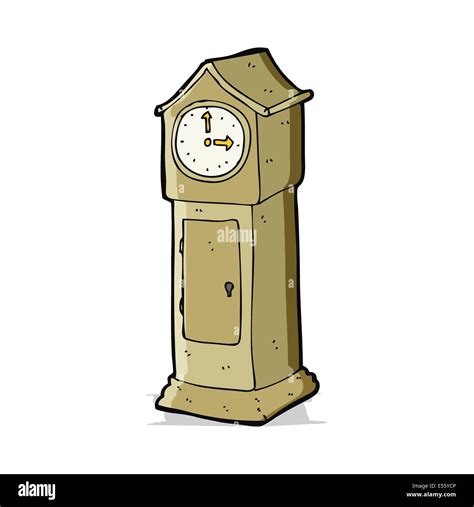Cartoon Grandfather Clock Stock Vector Image And Art Alamy