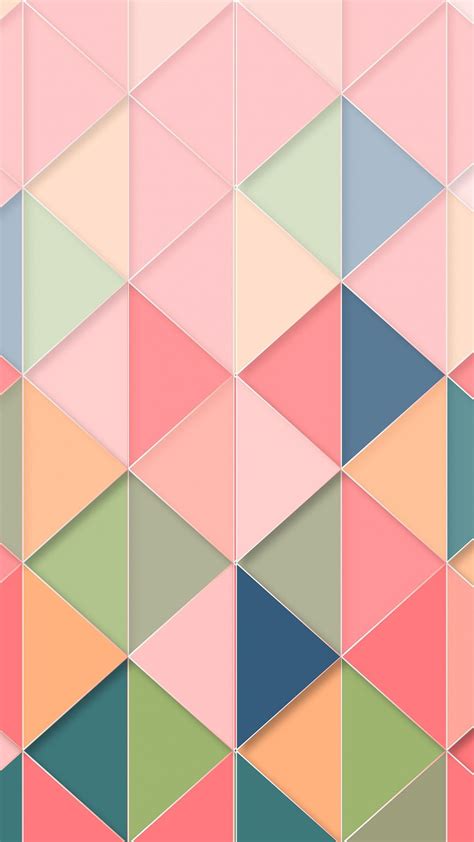 Colorful Triangles Geometry Abstract Wallpaper