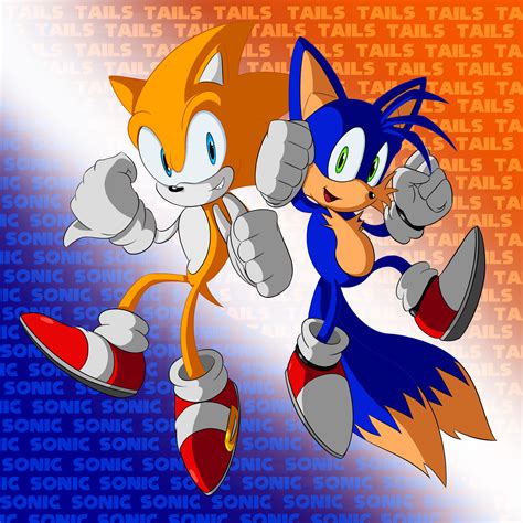 Sonic And Tails Colour Swap By Kamicciolo On Newgrounds