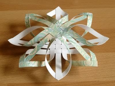 Our next paper christmas decoration is from 'craft ideas'. How to Make a Star Christmas Tree Ornament - Step by Step ...