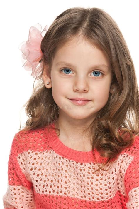Closeup Portrait Of A Pretty Little Girl Stock Image Image 37193421