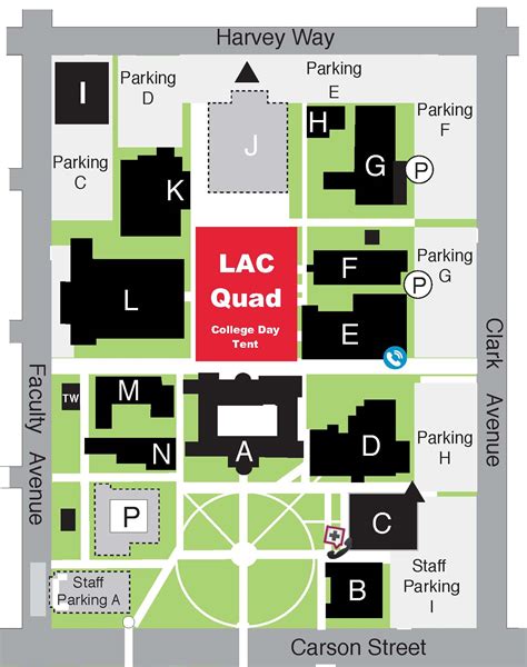 Long Beach City College Pcc Campus Map Cities And Towns Map