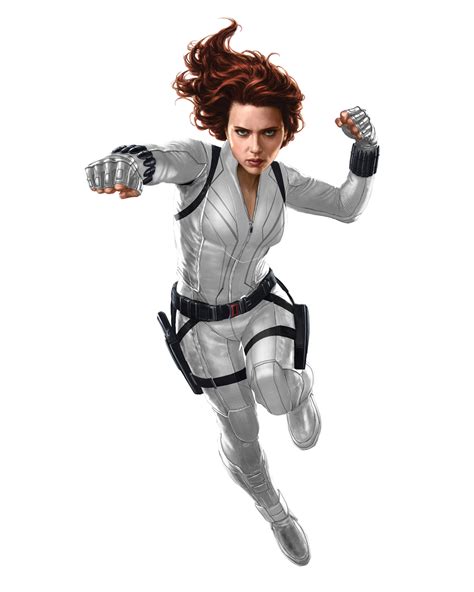 I Made This Concept Art Of Black Widow In The White Suit