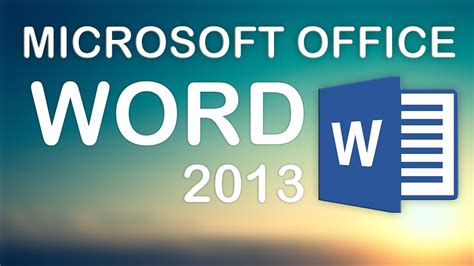 Microsoft Office 2013 Window Description Part 1 Youtube