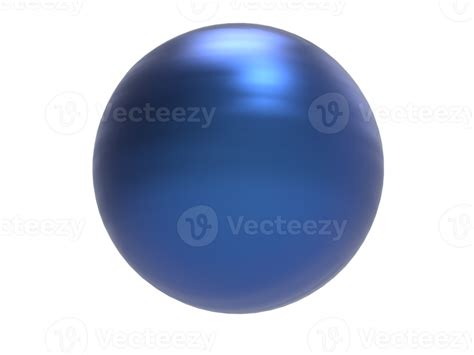 Blue Metal Sphere 12658418 Png