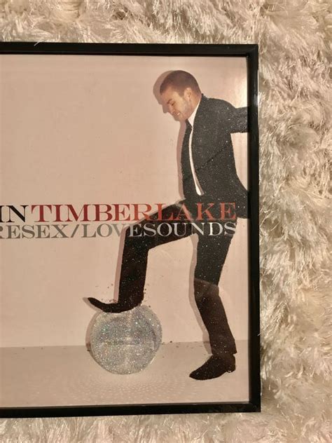 Glittered Justin Timberlake Futuresexlovesounds Album Cover Art Ubicaciondepersonascdmxgobmx