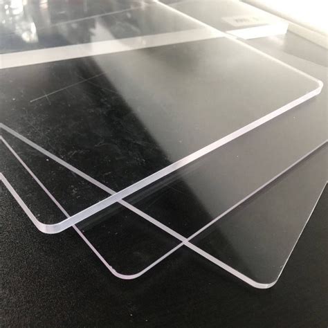 004” Thick Petg Sheet Plexiglass Panels 5x7” Acrylic Boards