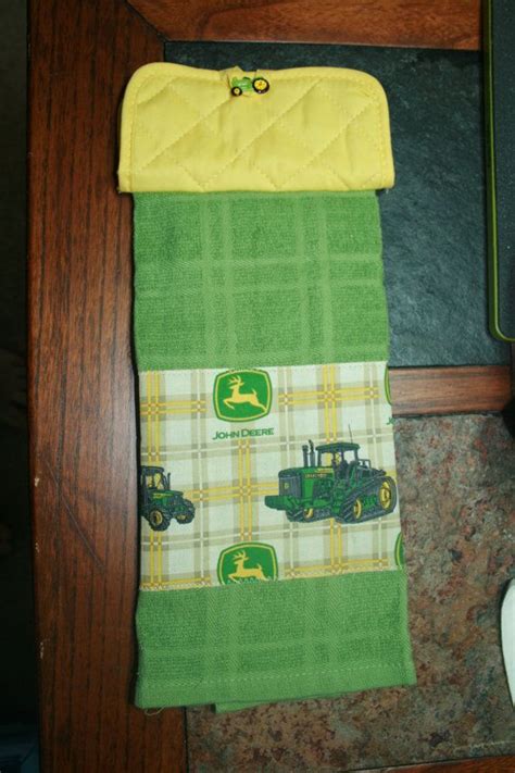 See more ideas about john deere, bedding and bath, john deere bedroom. John Deere Tractor Kitchen Potholder Towel by ...