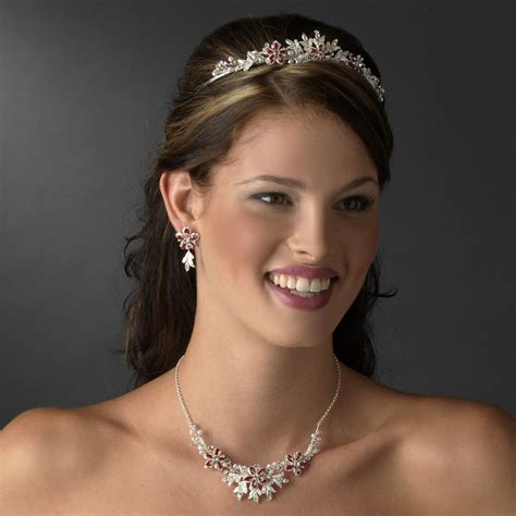 lovely floral bridal tiara elegant bridal hair accessories