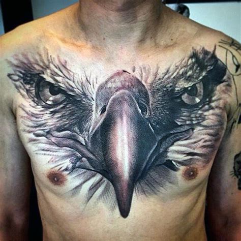 80 Tatuajes De Un águila En El Pecho ¿qué Simboliza