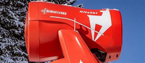 Demaclenko Supplies A Snow Gun In A Special Design As The Official