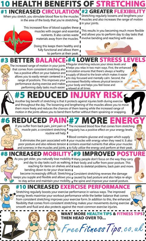 stretching can benefit your health tremendously infographic