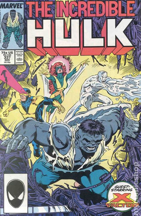 Incredible Hulk 340 Iconic Todd Mcfarlane Cover Art 1988 High Grade