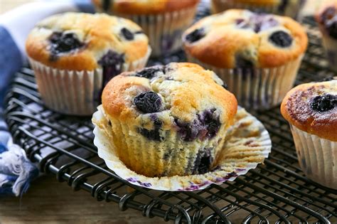 Bakery Style Lemon Blueberry Muffins Recipe Recipe Cart