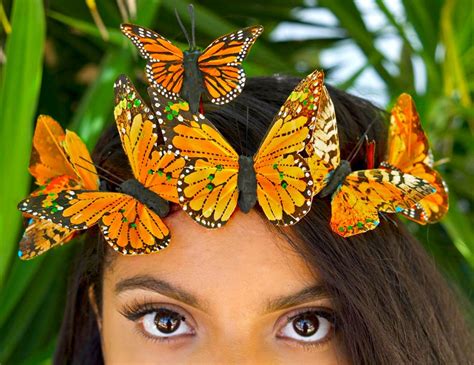 Monarch Goddess Butterfly Crown Etsy