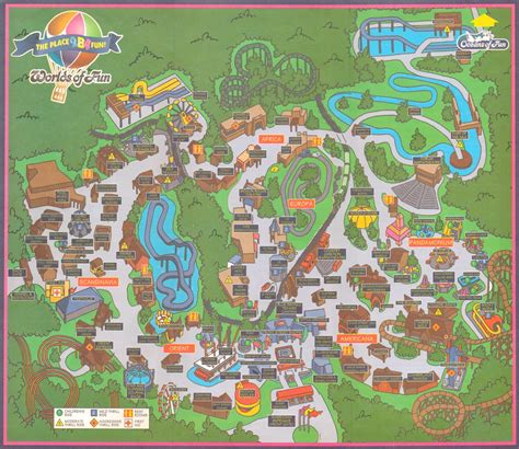 Dazu noch mehr rund um freizeitparks in soltau landpark lauenbrück (30,5 km) wildpark 1 27389 lauenbrück. From The Vault: Worlds of Fun 1995 Park Map : Theme Park ...
