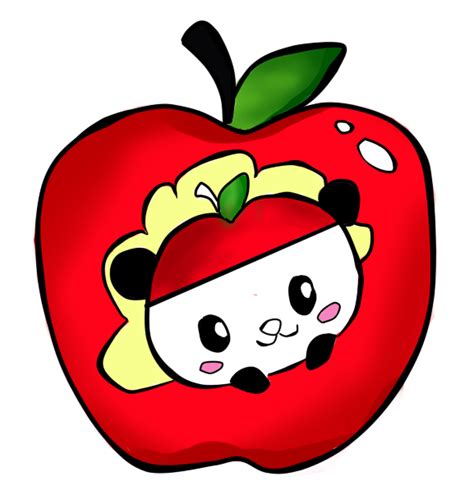 Panda Apple Red By Sunyumi On DeviantArt