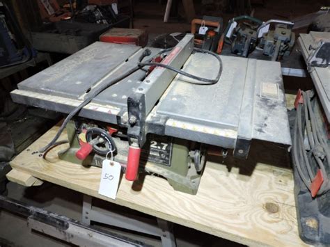 Craftsman 10 Table Saw Model 137218250 Online Auctions Proxibid
