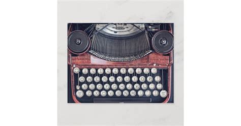 Vintage Typewriter Postcard Zazzle