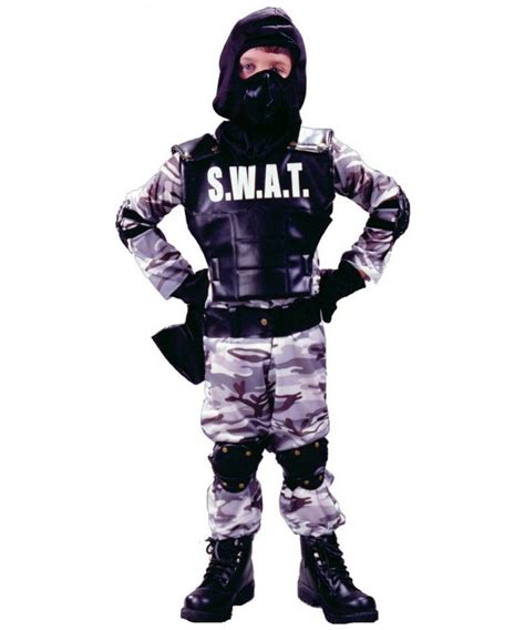Swat Costume Kids Halloween Costumes