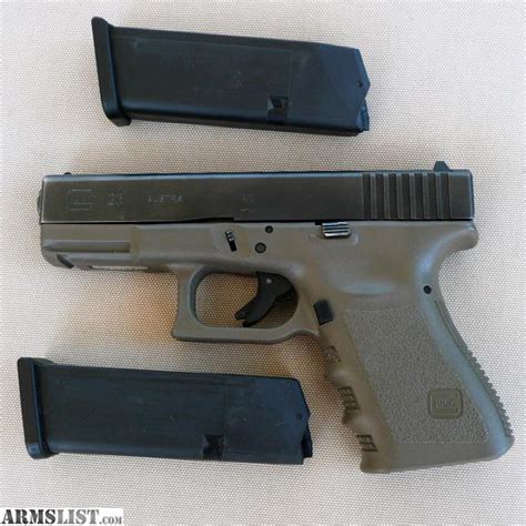 Armslist For Sale Glock 23 Rare Gen 3 Od Green